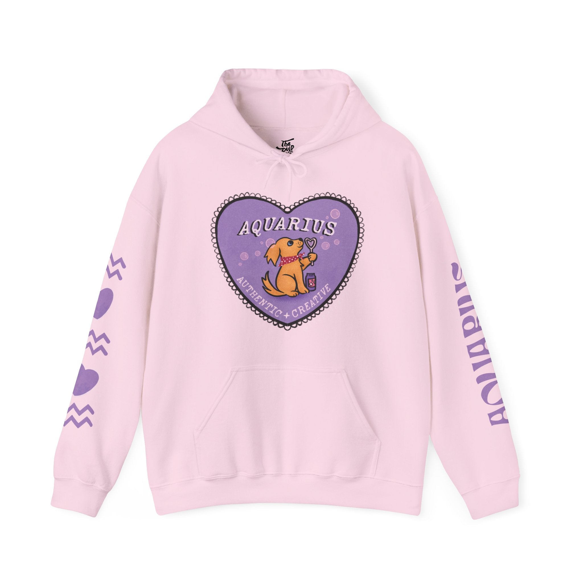 Aquarius Lover Dog Astrology Hoodie