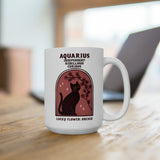 Aquarius Cat Astrology Mug
