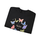 Aries Butterfly Astrology Crewneck