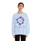 Libra Butterfly Astrology Crewneck
