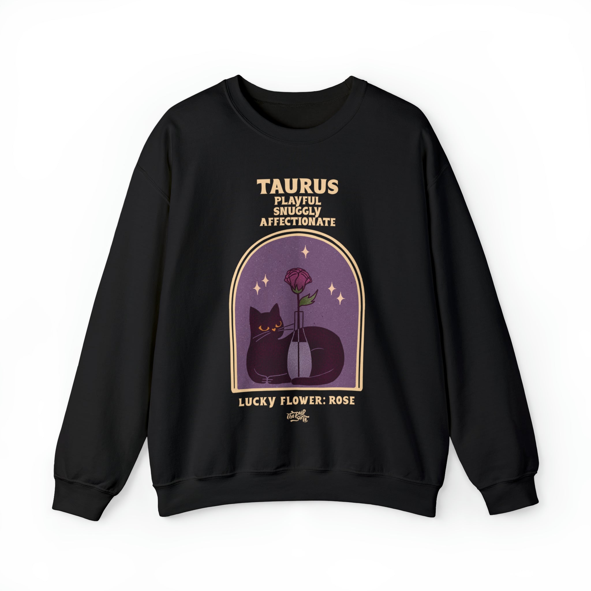 Taurus Cat Astrology Crewneck