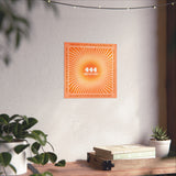 444 Angel Number Matte Art Print