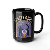 Sagittarius Spooky Cat Astrology Mug
