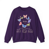 Aries Butterfly Astrology Crewneck