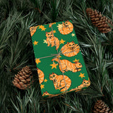 Orange Cat Lover Gift Wrap Papers