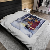 Winter Witch Magic Plush Blanket