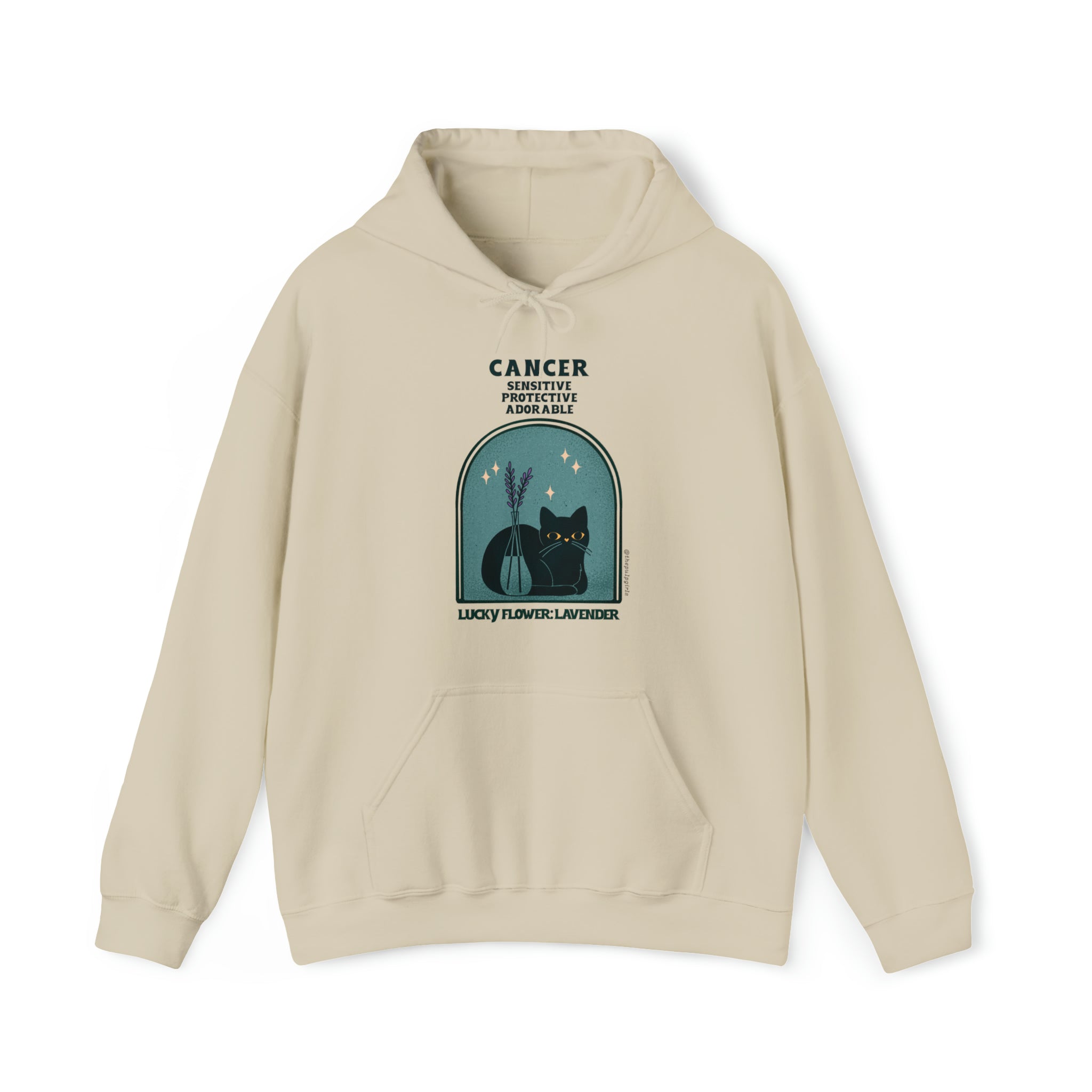 Cancer Cat Astrology Hoodie