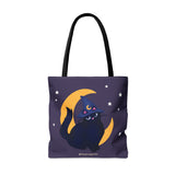 Moon Cat Tote Bag