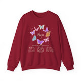 Pisces Butterfly Astrology Crewneck