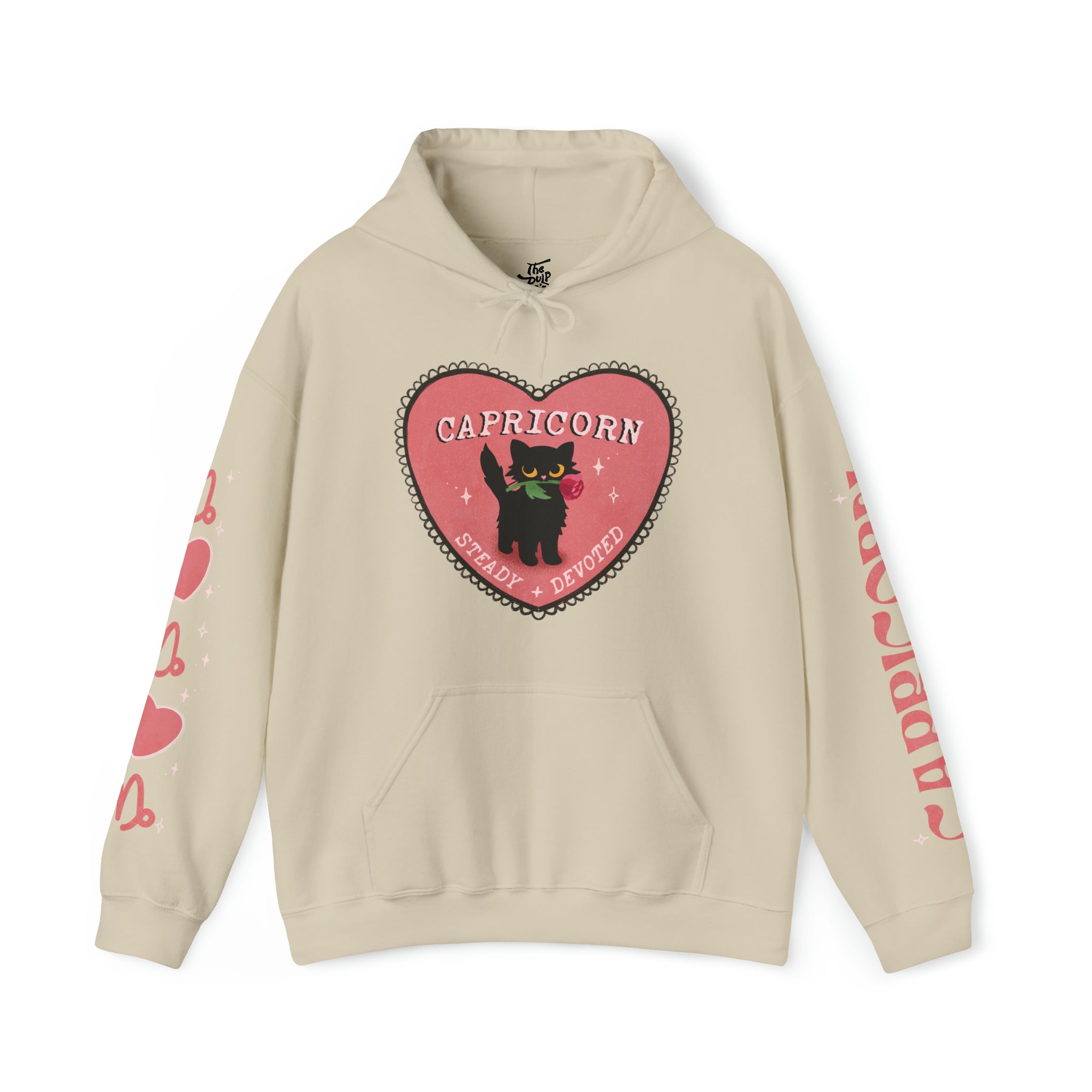 Capricorn Love Cat Astrology Hoodie