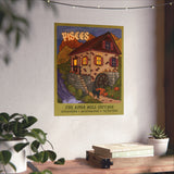 Pisces Autumn Home Astrology Art Print