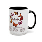 Sagittarius Butterfly Astrology Mug