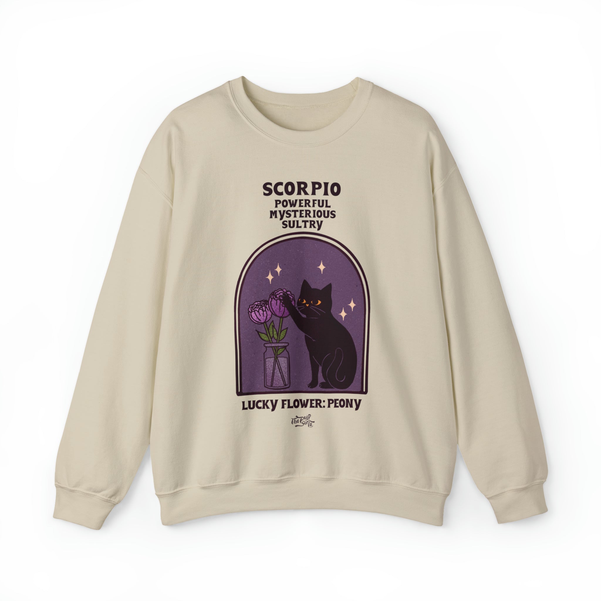 Scorpio Cat Astrology Crewneck