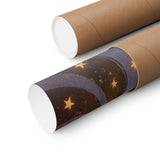 Star Cat & Moon Goddess Matte Art Print