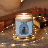 Virgo Cat Astrology Candle