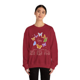 Leo Butterfly Astrology Crewneck