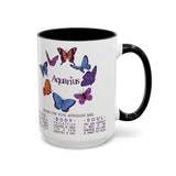 Aquarius Butterfly Astrology Mug