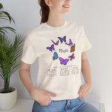 Pisces Astrology Butterfly Tee