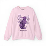 Just Chilling Fairy Cat Crewneck