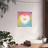 555 Angel Number Matte Art Print