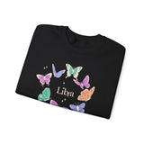 Libra Butterfly Astrology Crewneck