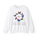 Aries Butterfly Astrology Crewneck