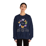 Leo Butterfly Astrology Crewneck