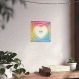 555 Angel Number Matte Art Print