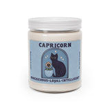 Capricorn Cat Astrology Candle