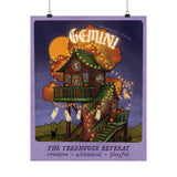 Gemini Autumn Home Astrology Art Print