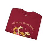 Cold Paws, Warm Hearts Crewneck Sweater