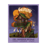 Gemini Autumn Home Astrology Art Print