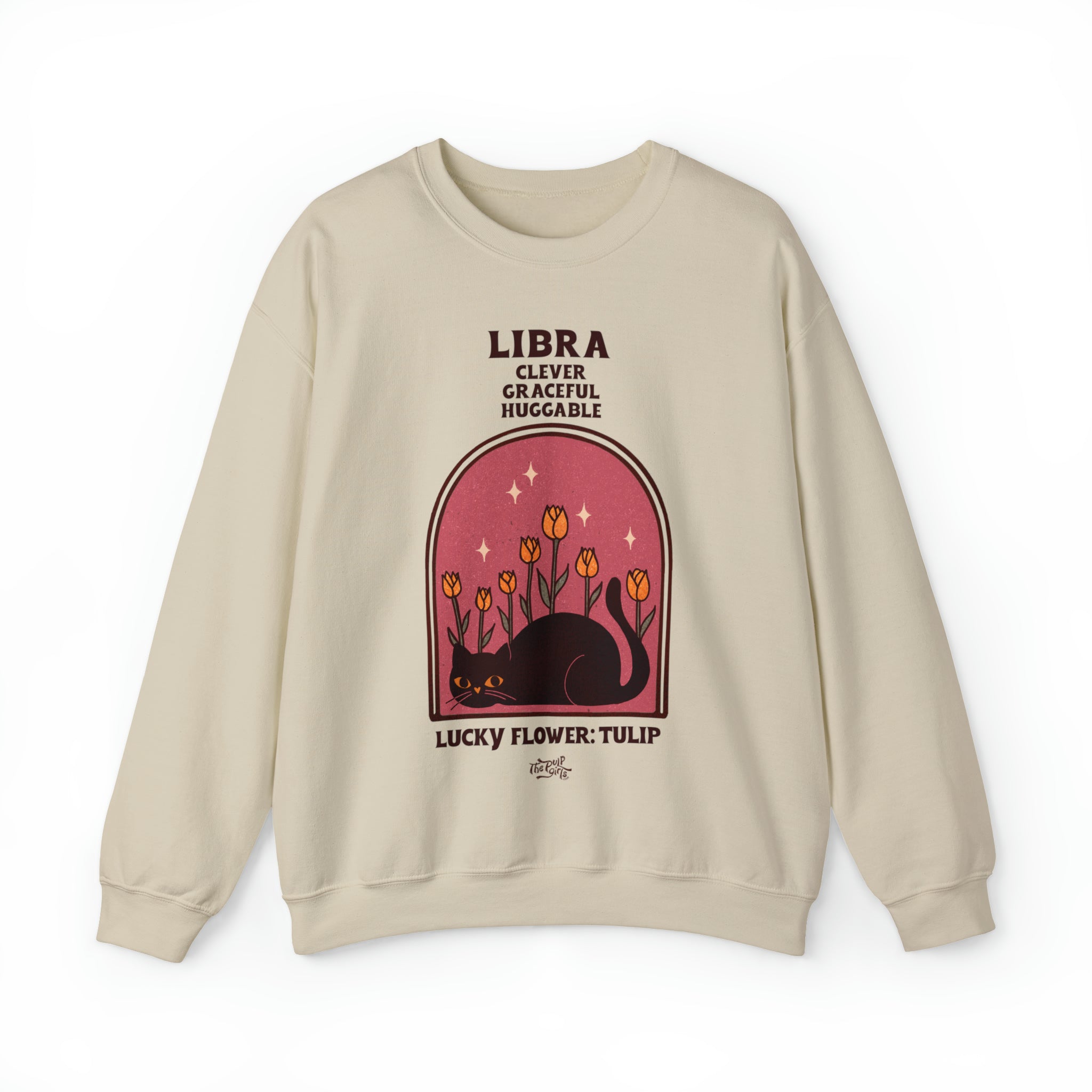 Libra Cat Astrology Crewneck