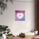 888 Angel Number Matte Art Print