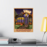 Virgo Autumn Home Astrology Art Print