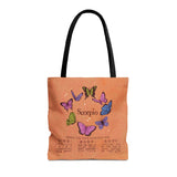 Scorpio Butterfly Astrology Tote