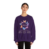Aquarius Butterfly Astrology Crewneck