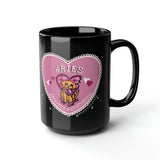 Lover Dog Astrology Mug - Aries 15oz