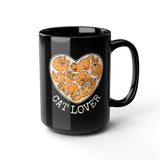 Orange Cat Lover Mug 15oz