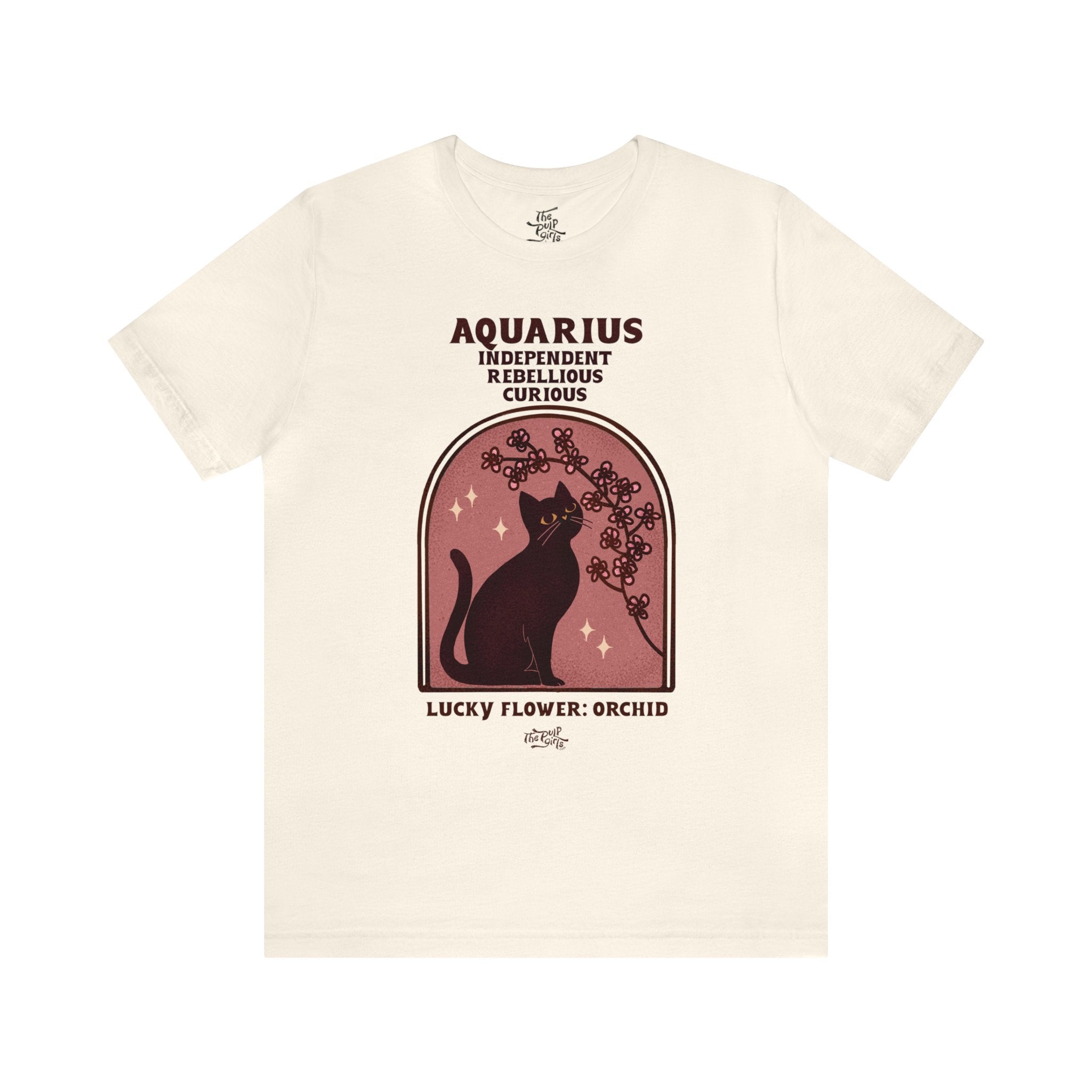 Aquarius Cat Astrology Tee