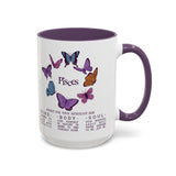 Pisces Butterfly Astrology Mug