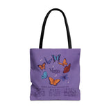 Virgo Butterfly Astrology Tote