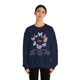 Libra Butterfly Astrology Crewneck
