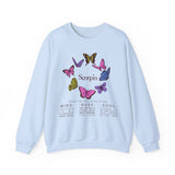 Scorpio Butterfly Astrology Crewneck
