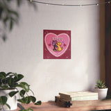 Virgo Lover Dog Art Print