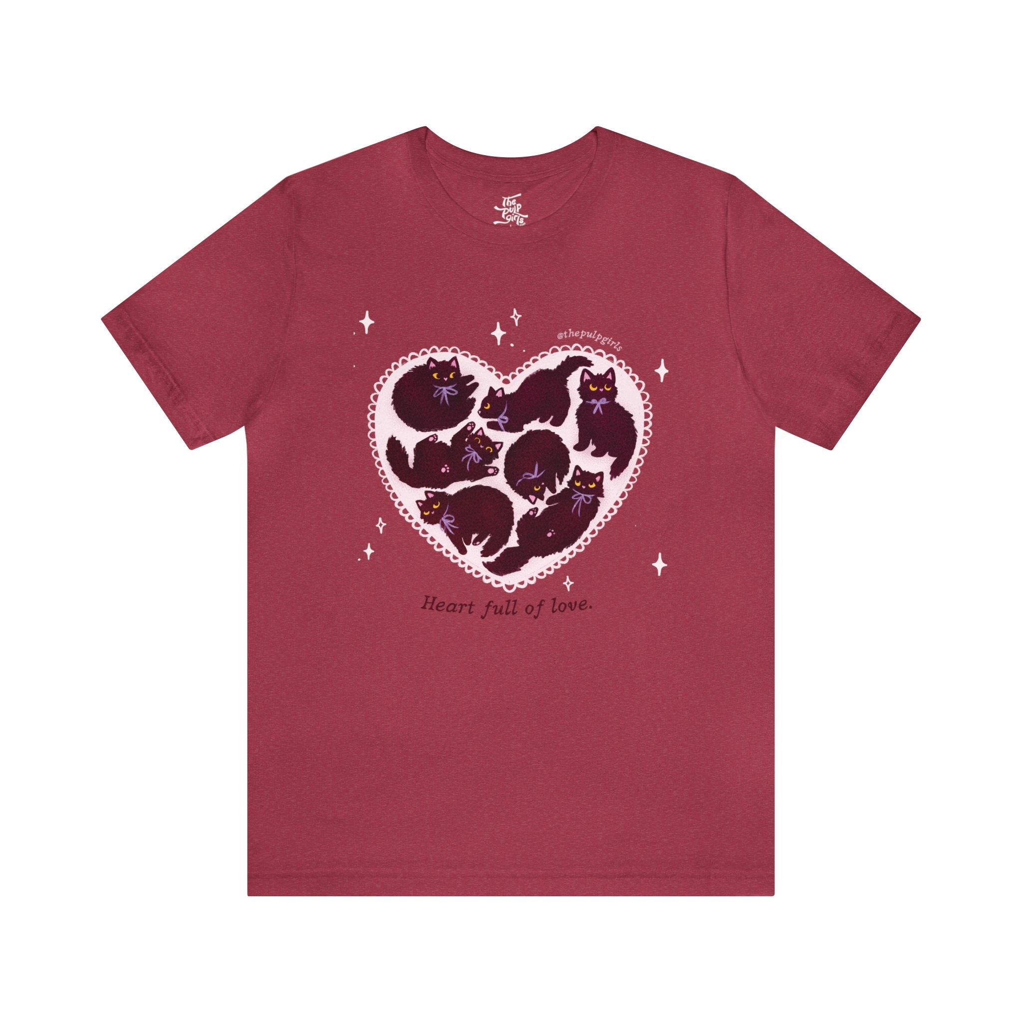 Heart Full Of Cat Love Tee