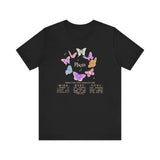 Pisces Astrology Butterfly Tee
