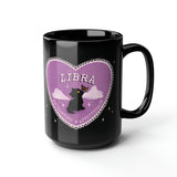 Love Cat Astrology Mug - Libra 15oz