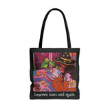Between Stars and Spells Tote Bag