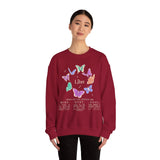 Libra Butterfly Astrology Crewneck